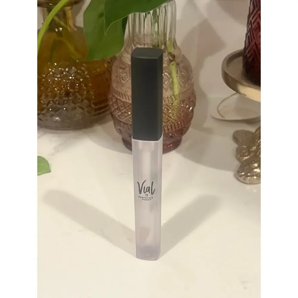 Perfectly Posh Vial Let’s Lock Lips Top Coat Lip Primer NEW Discontinued Rare